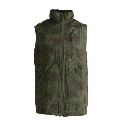 Italian Camo Quilted Vest New